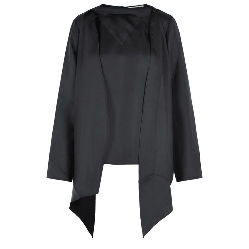 Loulou De Saison 'Gala' Black Silk Blouse Women